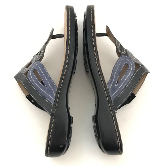 NATURALIZER Leather Sandals Calon Thong Sandals Women’s Size 10 WIDE - Picture 12 of 16